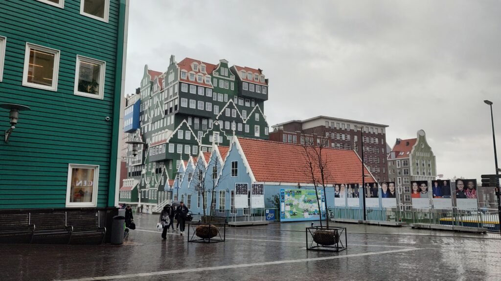 Zaandam on a rainy day